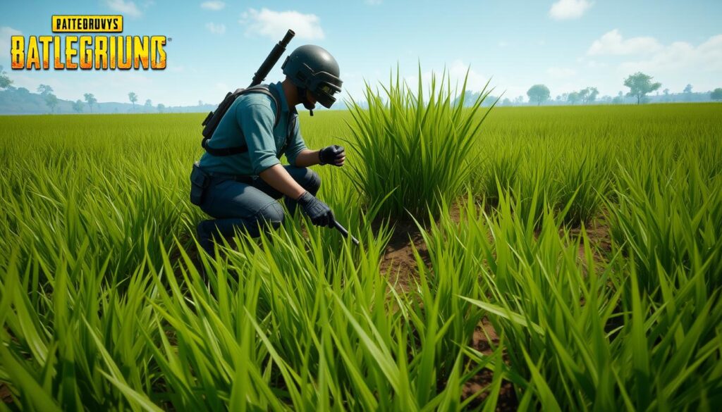 removing-grass-PUBG